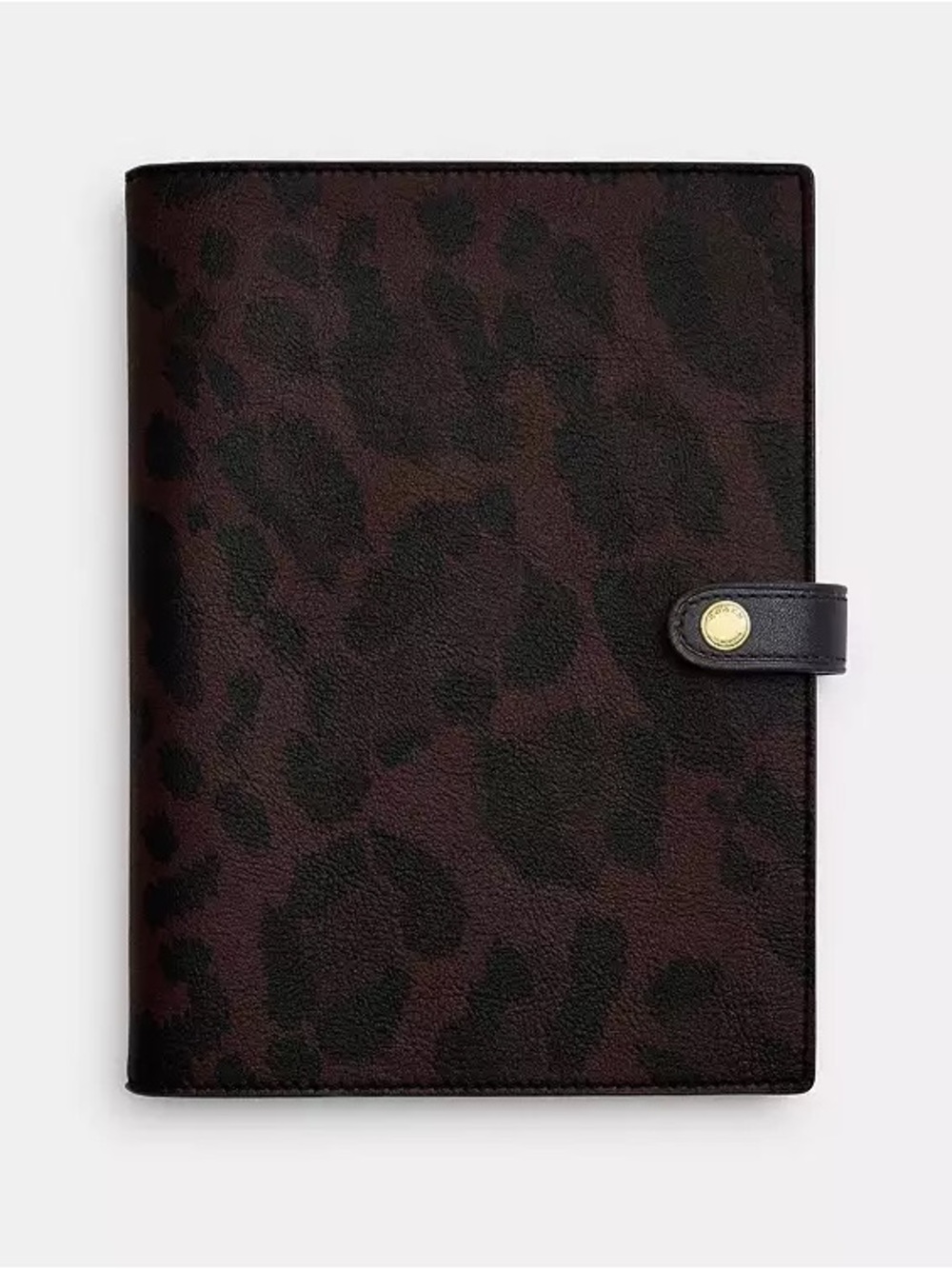 Coach Notebook With Leopard Print NWT